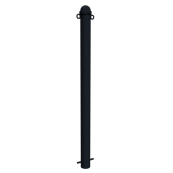 Ornamental bollard | Series 477B | � 76 mm | stationary, for casting in concretewith ground anchor, total length approx. 1300 mm | without lock | with 2 eyelets